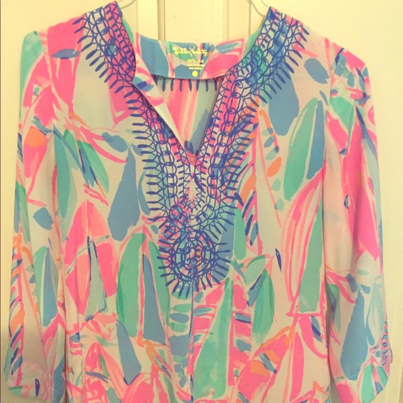 Lilly Pulitzer Tops - New Lilly Pulitzer Silk Tunic Lilly Pulitzer Tops - New Lilly Pulitzer Silk Tunic